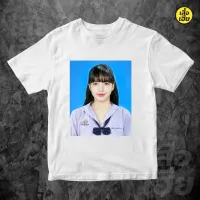 [มีสินค้า](พร้อมส่ง) เสื้อ LALISA BLACK PING LISA สกรีนจม BOOTLEG ลลิษา Cotton 100% ผ้าดีมากก มีขาวและดำ