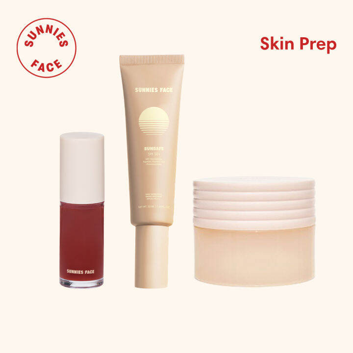 Sunnies Face Skin Prep Holiday Kit [Holiday Dream Cream, Sunsafe and