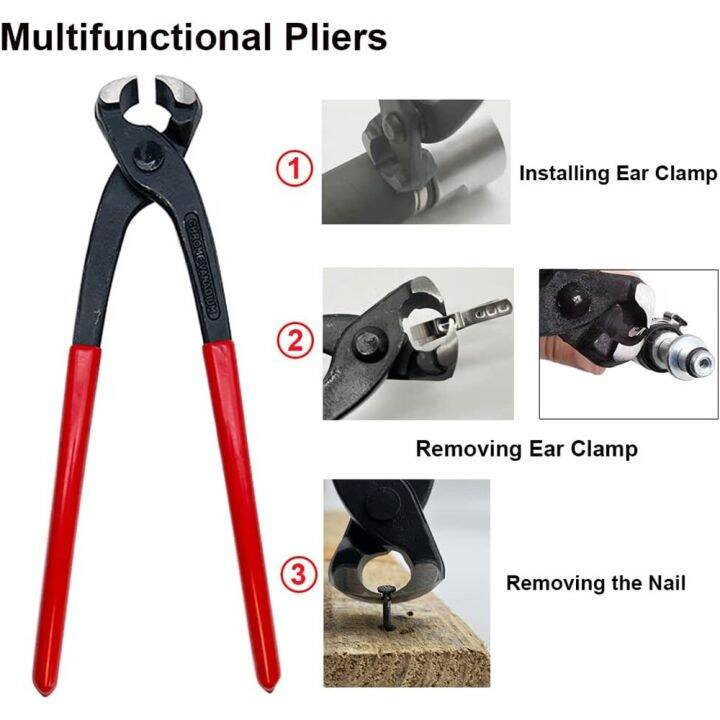 Ear Clamp, Pliers Crimping Tool, Single Ear Hose Clamp For Automatic