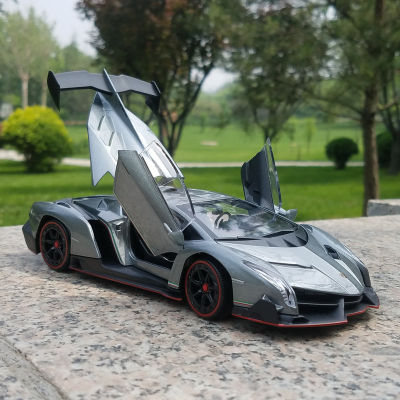 ใหม่1:24 Veneno รถโลหะผสมกีฬารถรุ่น Diecast Sound Super Racing ยกหาง Hot รถล้อสำหรับของขวัญเด็ก