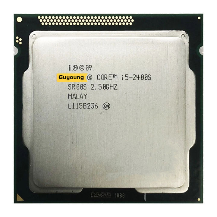 Intel Core i5-2400S SR00S Quad Core Processor 2.5 GHz, Socket LGA1155, 65W  CPU