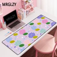 Cartoon Flower Pattern Mouse Pad Gamer LargeDeskMat Computer Gaming Peripheral Accessories MousePad For LOL