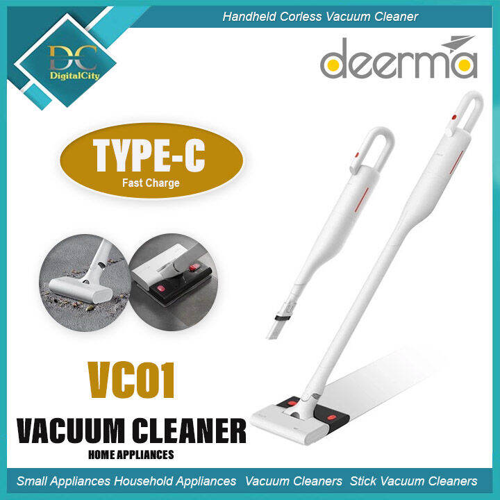 DIGITAL Deerma Cordless Vacuum Cleaner VC01 Handheld Vacuum 8500Pa Auto