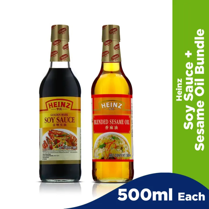 Nutrafinity Heinz Soy Sauce & Sesame Oil 500ml (Cooking Essentials