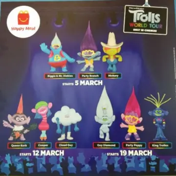 Trolls mcdonald's hot sale toys