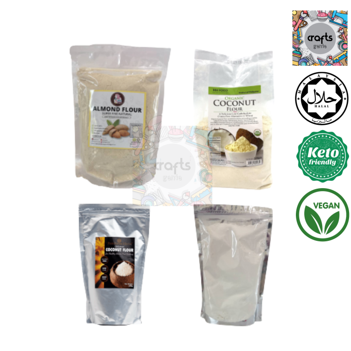 Keto Baking Almond Flour/Coconut Flour/Germany Oat Fiber/Vital Wheat