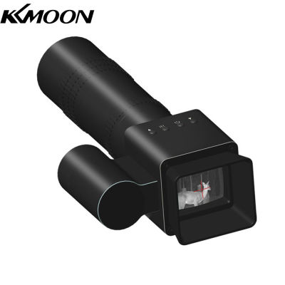 KKmoon 8-24X กล้องส่องทางไกลแบบพกพาแบบมือถือขยาย1.54นิ้ว320*320 1.5X เลนส์วัตถุประสงค์พร้อมฟังก์ชั่นถ่ายภาพวิดีโอเชื่อมต่อรองรับเครื่อง PC ใช้งานได้ทั้งกลางวันและกลางคืน