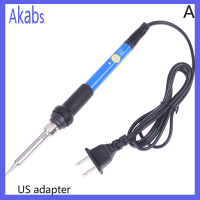 Akabs เครื่องเชื่อมเหล็กไฟฟ้าปรับอุณหภูมิได้60W เครื่องเชื่อมโลหะเครื่องมือซ่อมแซม