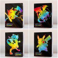 【CW】♗☾□  Cards Anime 240Pcs Holo Album Book Card File Pikachu Charizard Folder Binder Vmax Game Pack Holder Booklet