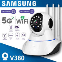 กล้องวงจรปิด wifi V380 ซื้อ1แถม1 การตรวจสอบ กล้องรักษาความปลอดภัย CCTV Camera กล้องวงจรปิดไร้สาย กล้องวงจรปิด ไร้ สาย 360องศา​ มีไมค์และลำโพง ระบบตรวจจับ  Outdoor HD กล้องวงจรปิด IP CCTV Camera YOOSEE FNKVISION