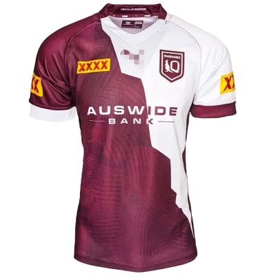 เสื้อผ้าบาสเกตบอลคุณภาพสูง New NRL shorts Australia snow pear rabbit LanHuoEr sharks football clothes rabbit rugby