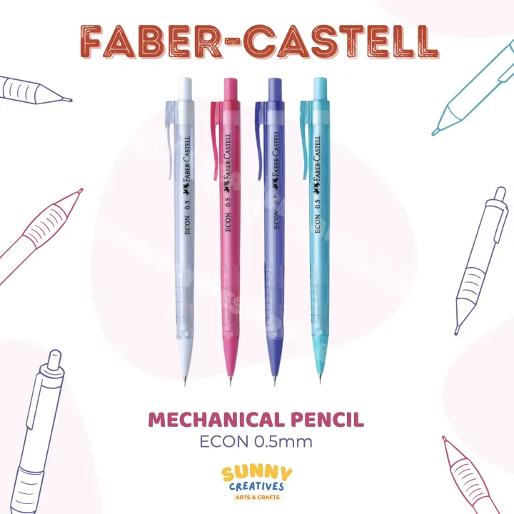 FABERCASTELL Mechanical Pencil ECON 0.5mm Pastel Color 1342 Ice Barrel