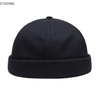 ZTHOME วินเทจ brimless ฝ้ายเบสบอล Snapback หมวก hip hop Skull หมวกปรับได้