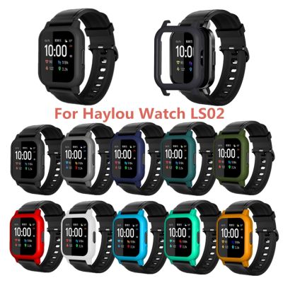 ❅❈◊ เคสนาฬิกาข้อมือ สําหรับ Haylou Ls02 Smart Watch Pc หลากสีสัน