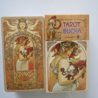 【HOT】¤ new deck oracles cards mysterious divination mucha tarot for women girls board