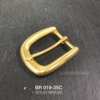 BR019-35C หัวเข็มขัดทองเหลือง ขนาด 35 มิล ** ราคาต่อชิิ้น** leatherbrass