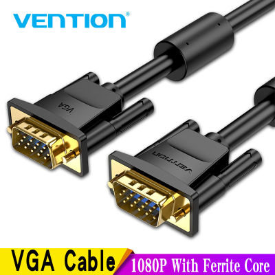 Vention VGA Cable VGA Male to Male Cable 1080P 1m 1.5m 5m 10m 20m Cabo 15 Pin Cord Wire for Computer Monitor Projector VGA Cable Wires  Leads Adapters