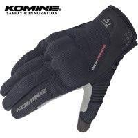 Komine GK183 ถุงมือตาข่าย ป้องกัน BRAVE หน้าจอสัมผัส ถุงมือขี่รถจักรยานยนต์ wvg