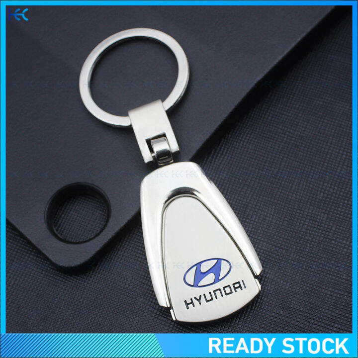 【Ready Stock】Car Keychain Logo Keychain Stainless Steel Metall Keychain