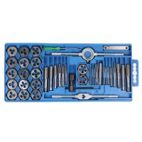 40pcs Tap dies Set Metric Taps Dies Adjustable Tap Die Holder Thread Gauge Wrench Threading hand tools Cases