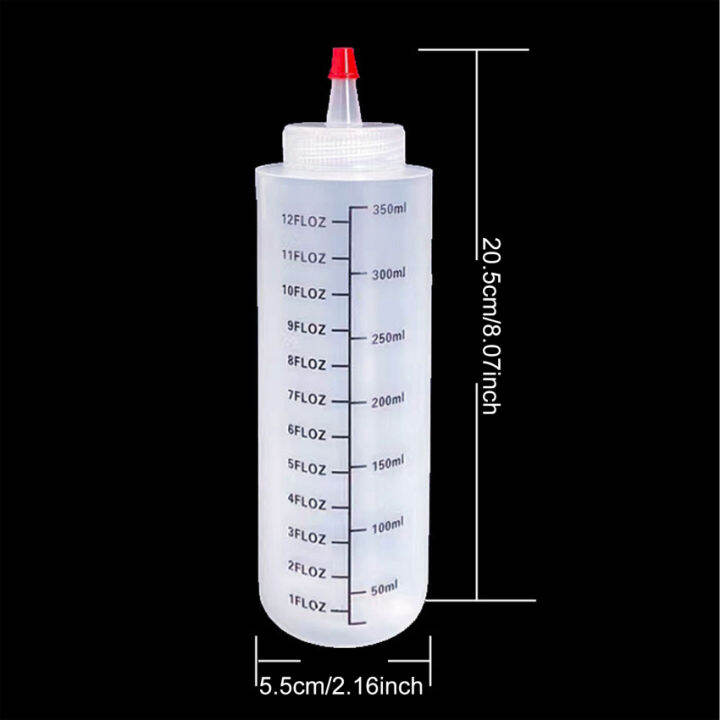120/360/500ml Plastic Needlenosed Scale Squeeze Bottle Squeezable