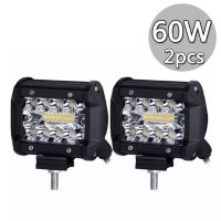 (Promotion+++) ไฟ 60W+ 60W 12V-24V LED SPOT BEAM US ไฟช่วยตัดหมอก ไฟสปอร์ตไลท์รถยนต์ ไฟหน้ารถ ไฟท้าย เเสงขาว ราคาสุดคุ้ม ชุด ไฟ ท้าย และ อะไหล่ อุปกรณ์ แต่ง รถ มอเตอร์ไซค์ อะไหล่ รถ มอ ไซ ค์ อะไหล่ จักรยานยนต์