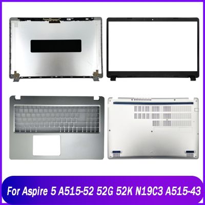 ฝาด้านหลังสำหรับเหมาะสำหรับ Fo Acer Aspire 5 A515-52 52G 52K N19C3 A515-43แล็ปท็อปที่ด้านหลัง Aspire5แล็ปท็อปฝาปิดโน้ตบุค Palmrest เคสด้านล่างบน J76