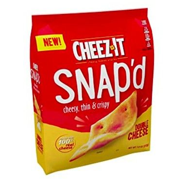 📌 Cheez-it Snapd Double Cheese 7.5 Oz. Cheez-it Snapd ดับเบิ้ลชีส 7.5 ออนซ์ (จำนวน 1 ชิ้น)