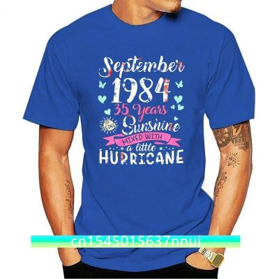 September 1984 T Shirt 35 Years Old Awesome Since 1984 Size S3Xl Street Tee Shirt