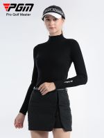 ◙ PGM golf clothing womens sweater base layer autumn and winter warm womens woolen top soft and comfortable