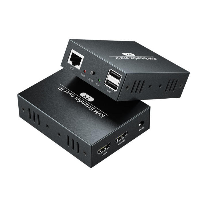 150เมตรผ่าน-ip-ขยาย-hdm-ip-utp-stp-cat5e-6-rj45สายเคเบิลอีเทอร์เน็ต1080p-60hz-hdmi-รองรับผ่านเราเตอร์อินเตอร์เน็ตตัวขยาย-usb