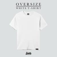 Just Say Bad ® เสื้อ Oversize สีขาว ( รุ่นผ่าข้าง ) M L OB