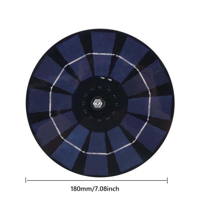 แผงโซล่า5w-5v-360ชุดแผงโซล่าแผงเซลล์แสงอาทิตย์โมโนคริสตัลไลน์ขายึดปรับได้กันน้ำสำหรับกล้องวงจรปิดกลางแจ้งไร้สาย