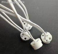 5-50PCS MR16 MR11 GU5.3 G4 Lamp Holder Bulb Base with Wire Ceramic Halogen Socket Pottery Connector 12V - 250V Led Light