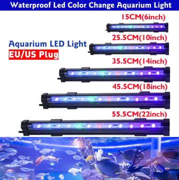 12 LEDs Aquarium Bubble Light Colorful Underwater Fish Tank Lamp Decoration  US