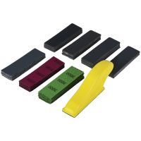 ∋❈◈ 71Pcs Micro Sander Kit Sanding Disc Holder Sandpaper Backing Polishing Pad Hand Grinding Block Sandpaper Assorted Wood Polishing