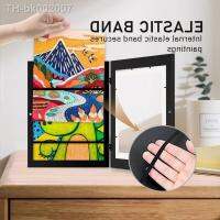 ✒▦ Childrens Art Photo Frame Wooden Clamshell Frame Oil Painting Storage Box Desktop Decoration Picture For Photos On Wall