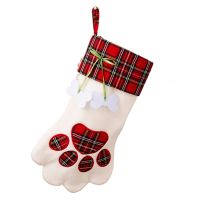 ถุงเท้าของขวัญ ถุงเท้าคริสต์มาส ตกแต่งถุงน่อง ของขวัญ ลูกอมคริสต์มาส กระเป๋าบูติก ถุงน่องคริสต์มาส เครื่องประดับต้นคริสต์มาส
