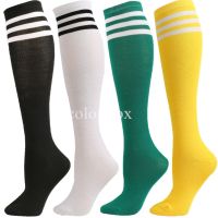 Compression Socks Black White Stripe Long Socks Nylon Long Stockings Solid Color Knee High Socks Kawaii Cosplay JK Woman Socks