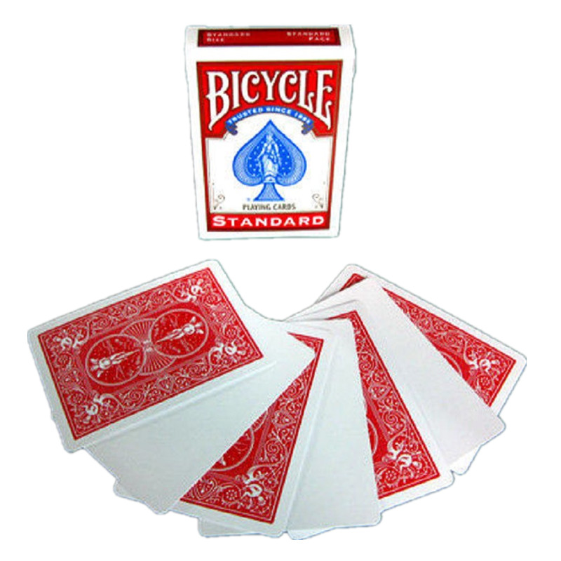 Bicycle Double sided BLUE Back Deck 56 Playing Cards Classic Magic Trick gaff 