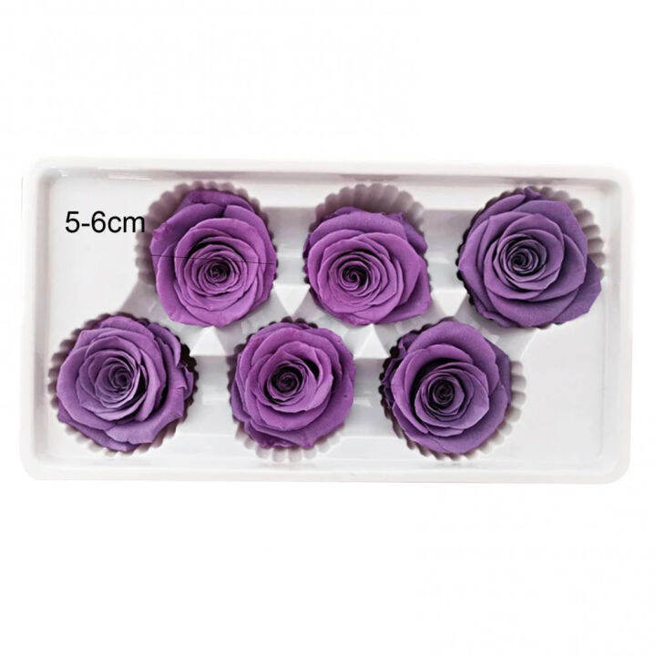 6pcs-5-6cm-quality-decoration-immortal-wedding-home-high-flower-rose-preserved