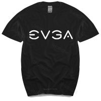 2023Newฝ้าย Tshirt Men Tees ฤดูร้อนใหม่ EVGA CORPORATION โลโก้ MENS TEE S-2XL แบรนด์แฟชั่น Tee เสื้อ Homme Tops