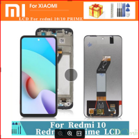 จอ LCD แบบดั้งเดิม "สำหรับ Xiaomi Redmi หน้าจอดิจิตอล10สัมผัสหน้าจอ LCD สำหรับ Redmi 10 Prime Display 21061119AG ชิ้นส่วนอะไหล่ LCD