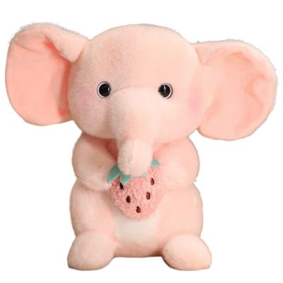 แอสเทลล่าช้างนุ่มยัดไส้ตุ๊กตาช้างรูปช้างขนปุยตุ๊กตาหนานุ่มตา3d และหางน่ารักเหมาะสำหรับช่วยผ่อนคลายสำหรับเด็กของขวัญวันเกิดที่ยอดเยี่ยม