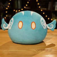 1pc 3545cm Hot Game Genshin Impact Plush Pillow Slime Plushie Toys Gifts for Kids Genshin Impact Elemental Slime Plush Pillow