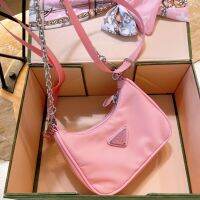 มาใหม่ PD ถุงห่วงโซ่กันน้ำ/กระเป๋า Crossbody/ กระเป๋ามินิ8สี16x9x5cm