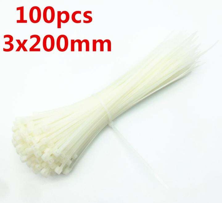 100pcs-3x60-80-100-120-150-200-มม-สีขาวสีดำนมสาย-zip-ties-self-locking-nylon-cable-tie-yrrey