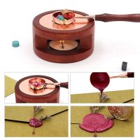 ANGCHI Retro Style Durable Warmer Wax Seal Beads Stamp tool Candle Stamp Melting Furnace Melting Glue Melting Spoon Stove Pot