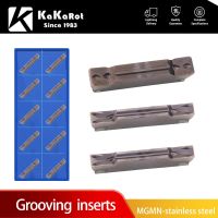 KaKarot Carbide Inserts Grooving blades MGMN150 MGMN 200 G MGMN250 MGMN300 M MGMN400 MGMN500 AP15TF เครื่องตัดกลึง MGEHR MGEHL