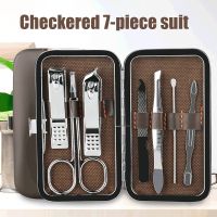 New 7Pcs/Set Nail Scissor Set Stainless Steel Nail Clippers Nail Clippers Pedicure Beauty Manicure Implement Household Pedicure